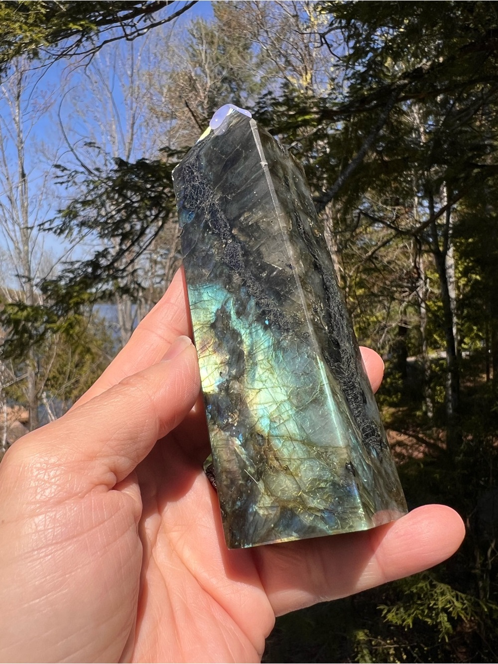 Labradorite (8) tower | crystal